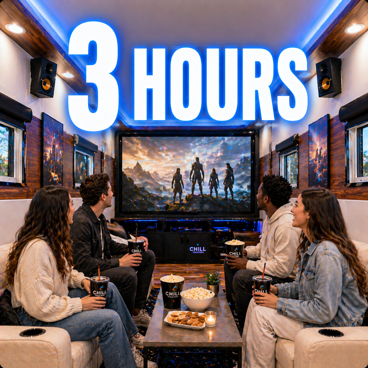 3 Hour Booking