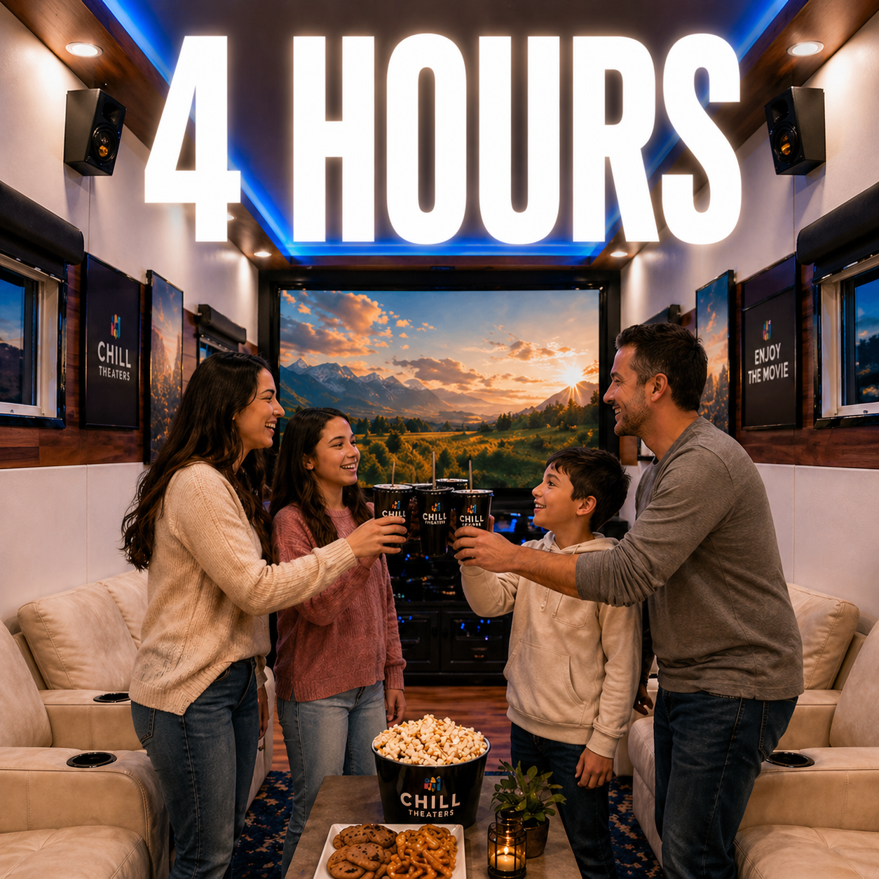 4 Hour Booking